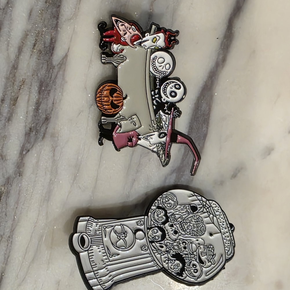 Halloween Themed Enamel Pin Set